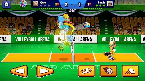 download volleyball arena mod apk