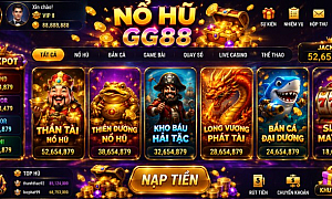 GG88 - Nổ Hũ GG88 Với Hàng Trăm Slot Đồ Họa Đỉnh Cao, Trải Nghiệm Hấp Dẫn