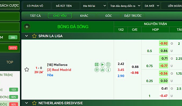 Tỷ Lệ Kèo Nhà Cái - Chia Sẻ Kinh Soi Kèo Bóng Luôn Thắng