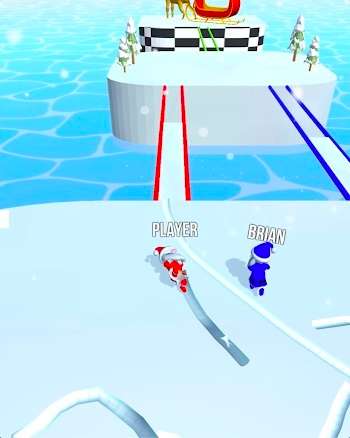 snow race mod apk download