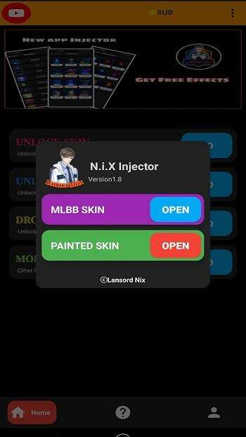 nix injector mod apk all unlocked
